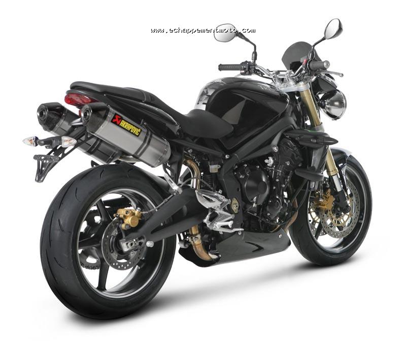 TRIUMPH 675 STREET TRIPLE R AKRAPOVIC ECHAPPEMENT MOTO 2 TRIUMPH 675 STREET TRIPLE R AKRAPOVIC ECHAPPEMENT MOTO 2